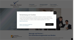 Desktop Screenshot of klasvogt-partner.de
